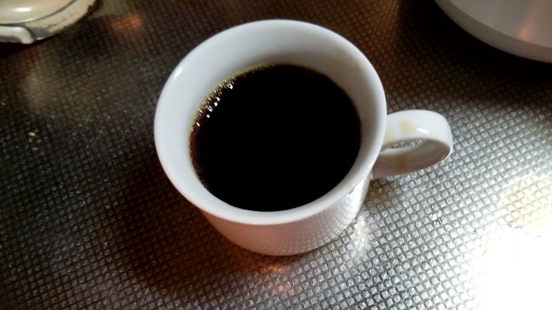 PEUGEOTコーヒーミルで淹れたコーヒー